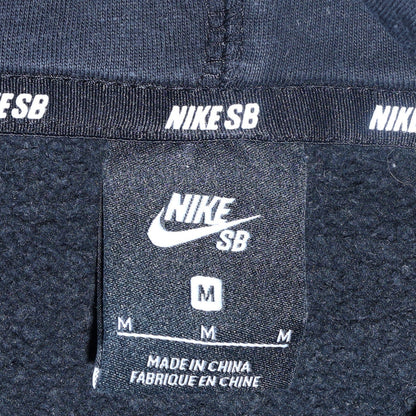 Mens UK Size M Nike Black Pullover Hoodie