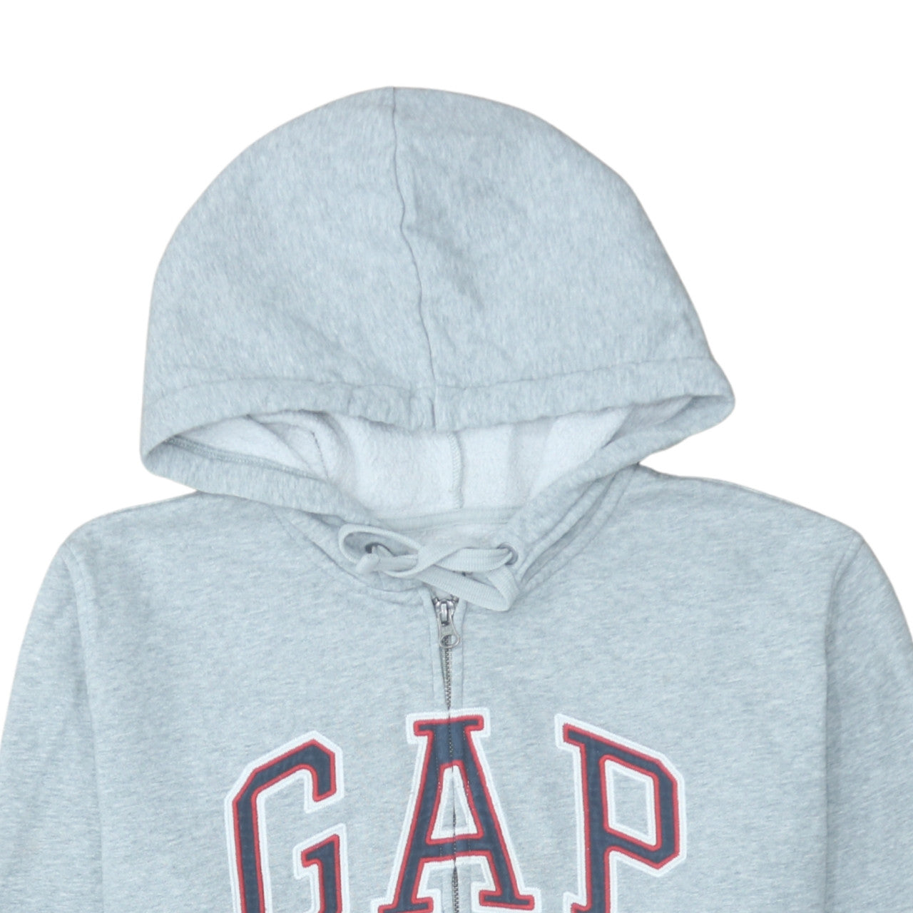 Mens UK Size L GAP Grey Full Zip Hoodie