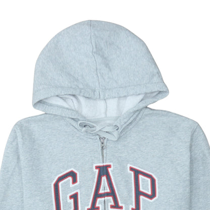 Mens UK Size L GAP Grey Full Zip Hoodie