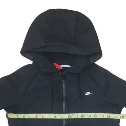 Mens UK Size XS Nike Black Full Zip Hoodie