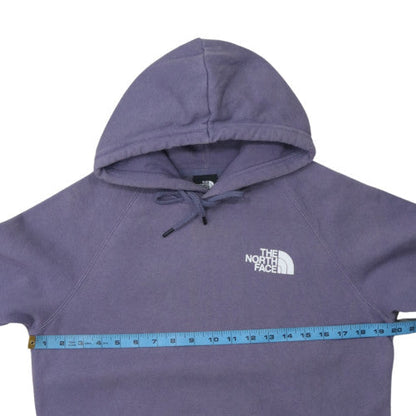 Womens UK Size S The North Face Purple Pullover Hoodie