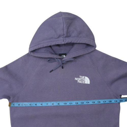 Womens UK Size S The North Face Purple Pullover Hoodie