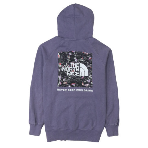Womens UK Size S The North Face Purple Pullover Hoodie