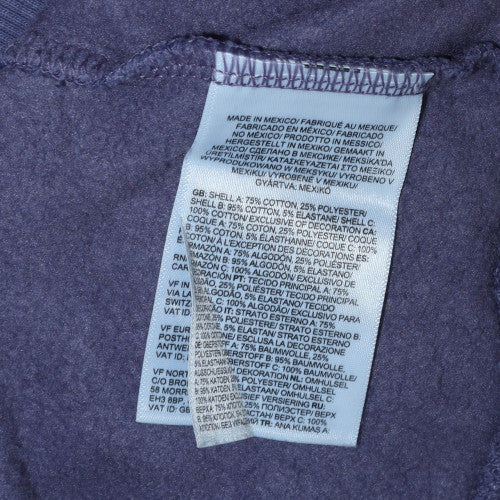 Womens UK Size S The North Face Purple Pullover Hoodie