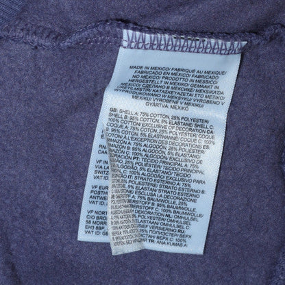 Womens UK Size S The North Face Purple Pullover Hoodie