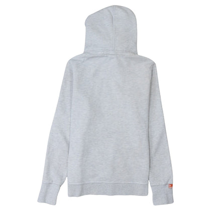 Womens UK Size L Superdry Grey Pullover Hoodie