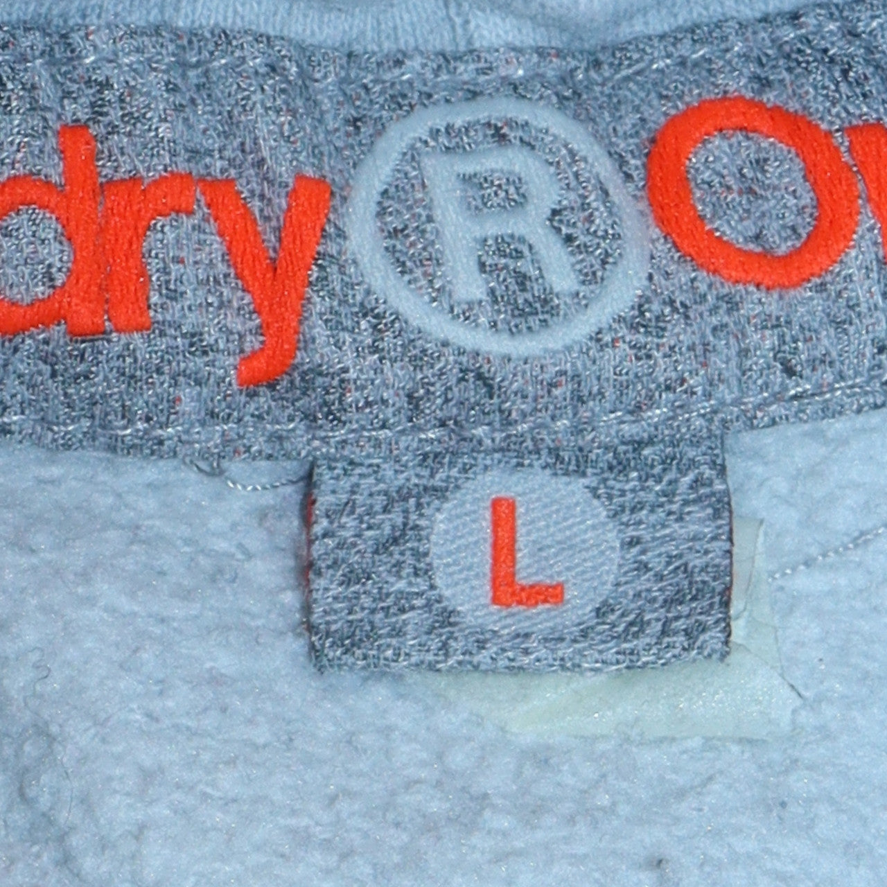 Womens UK Size L Superdry Grey Pullover Hoodie