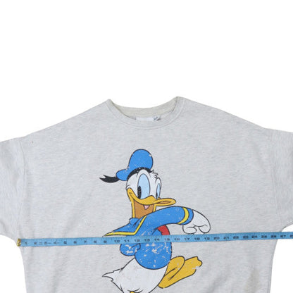 Womens UK Size M Disney Mickey & Friends Grey Pullover Sweatshirt