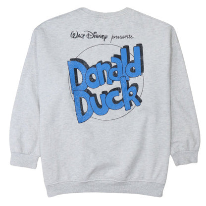Womens UK Size M Disney Mickey & Friends Grey Pullover Sweatshirt