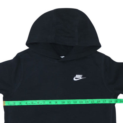 Nike Boys Black XL Pullover Fleece Hoodie with Logo Pocket