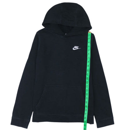 Nike Boys Black XL Pullover Fleece Hoodie with Logo Pocket
