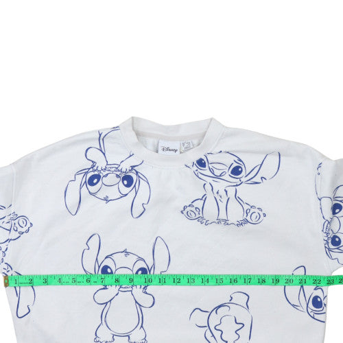 Womens UK Size S Disney White Pullover Sweatshirt