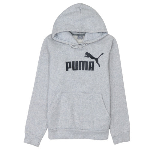 Womens UK Size 12 Puma Grey Pullover Hoodie