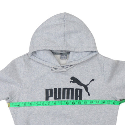 Womens UK Size 12 Puma Grey Pullover Hoodie