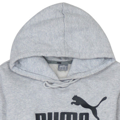 Womens UK Size 12 Puma Grey Pullover Hoodie