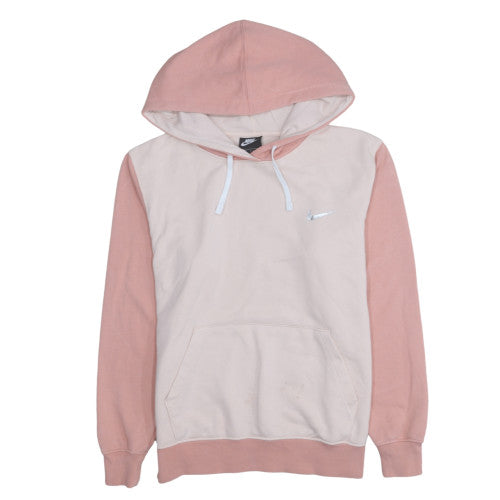 Womens UK Size S Nike Pink Pullover Hoodie