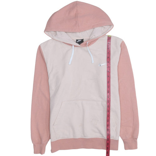 Womens UK Size S Nike Pink Pullover Hoodie