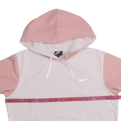Womens UK Size S Nike Pink Pullover Hoodie