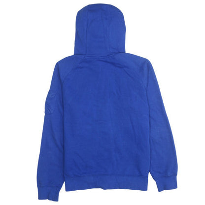 Mens UK Size L Nike Blue Full Zip Hoodie