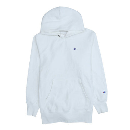 Mens UK Size XL Champion White Pullover Hoodie