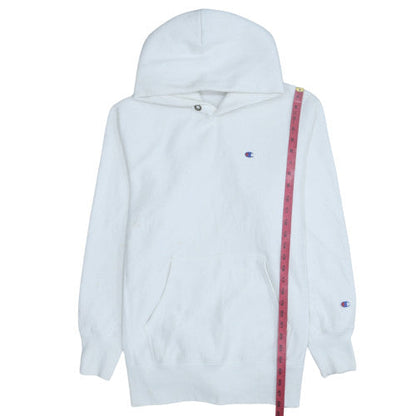 Mens UK Size XL Champion White Pullover Hoodie