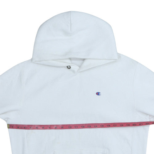 Mens UK Size XL Champion White Pullover Hoodie