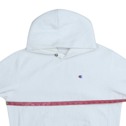 Mens UK Size XL Champion White Pullover Hoodie