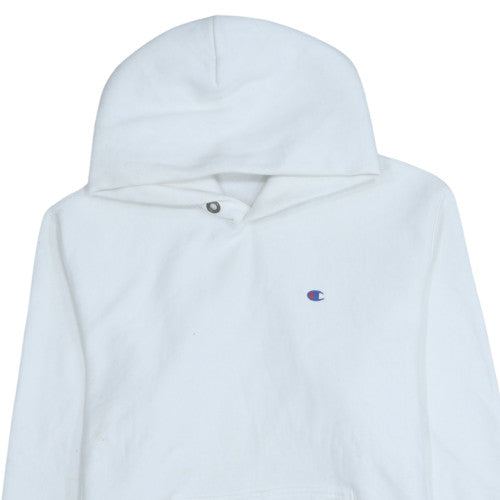 Mens UK Size XL Champion White Pullover Hoodie