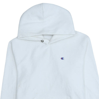 Mens UK Size XL Champion White Pullover Hoodie