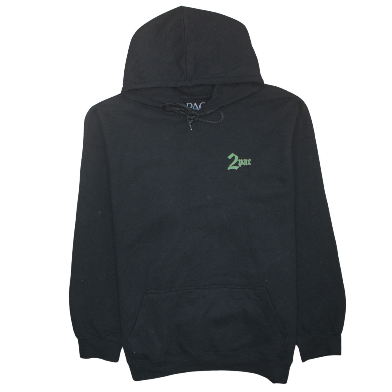 Mens UK Size 2XL 2Pac Black Pullover Hoodie
