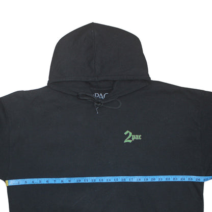 Mens UK Size 2XL 2Pac Black Pullover Hoodie