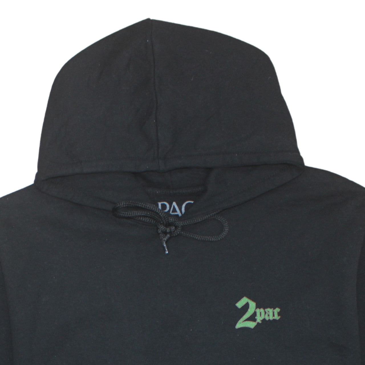 Mens UK Size 2XL 2Pac Black Pullover Hoodie