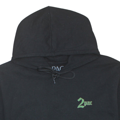 Mens UK Size 2XL 2Pac Black Pullover Hoodie