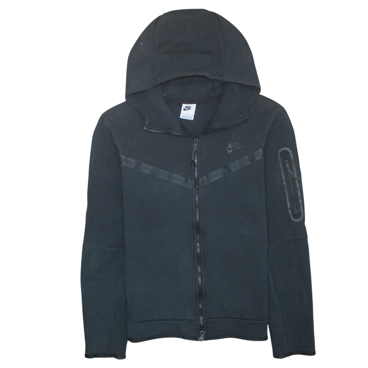 Mens UK Size M Nike Black Full Zip Hoodie