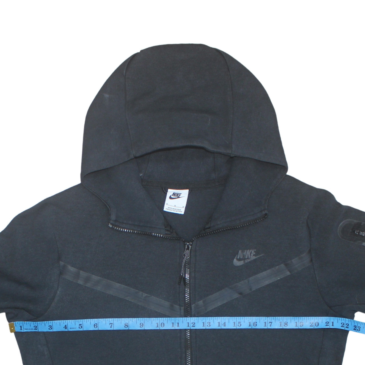 Mens UK Size M Nike Black Full Zip Hoodie