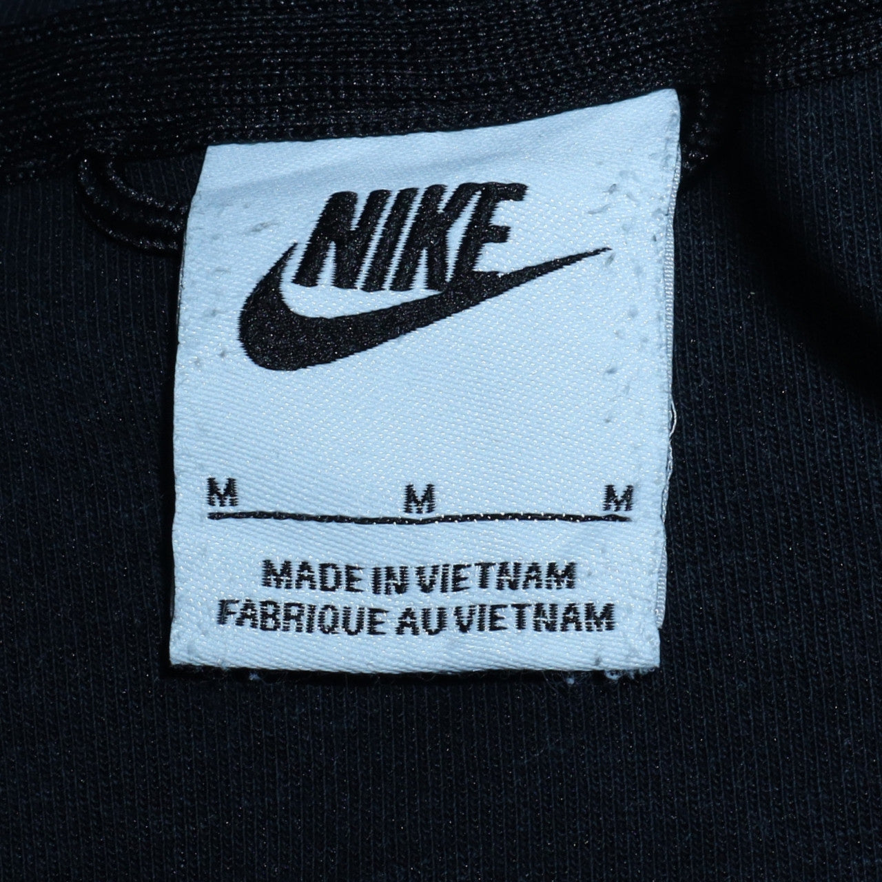 Mens UK Size M Nike Black Full Zip Hoodie