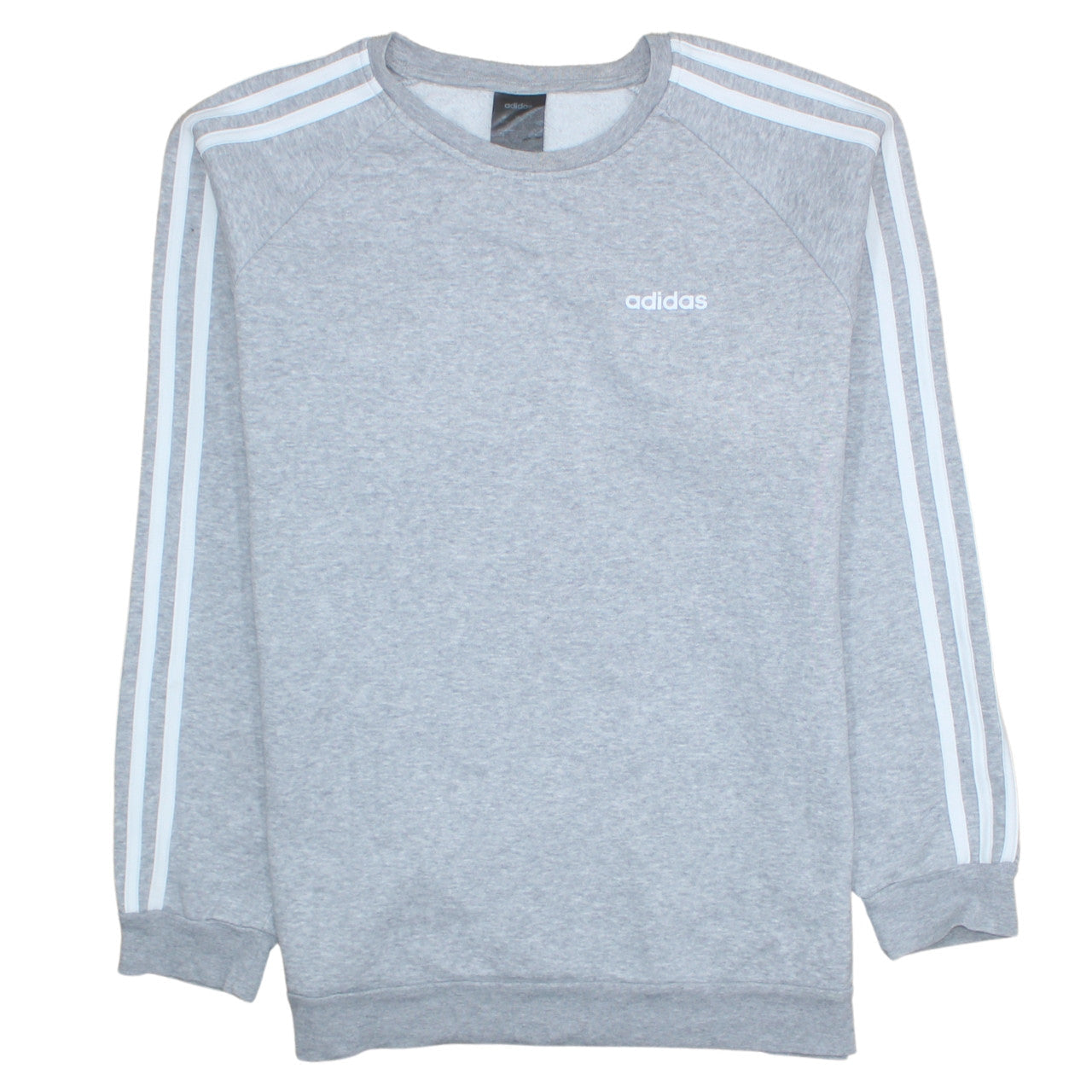 Womens UK Size S Adidas Grey Pullover Sweatshirt