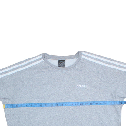 Womens UK Size S Adidas Grey Pullover Sweatshirt