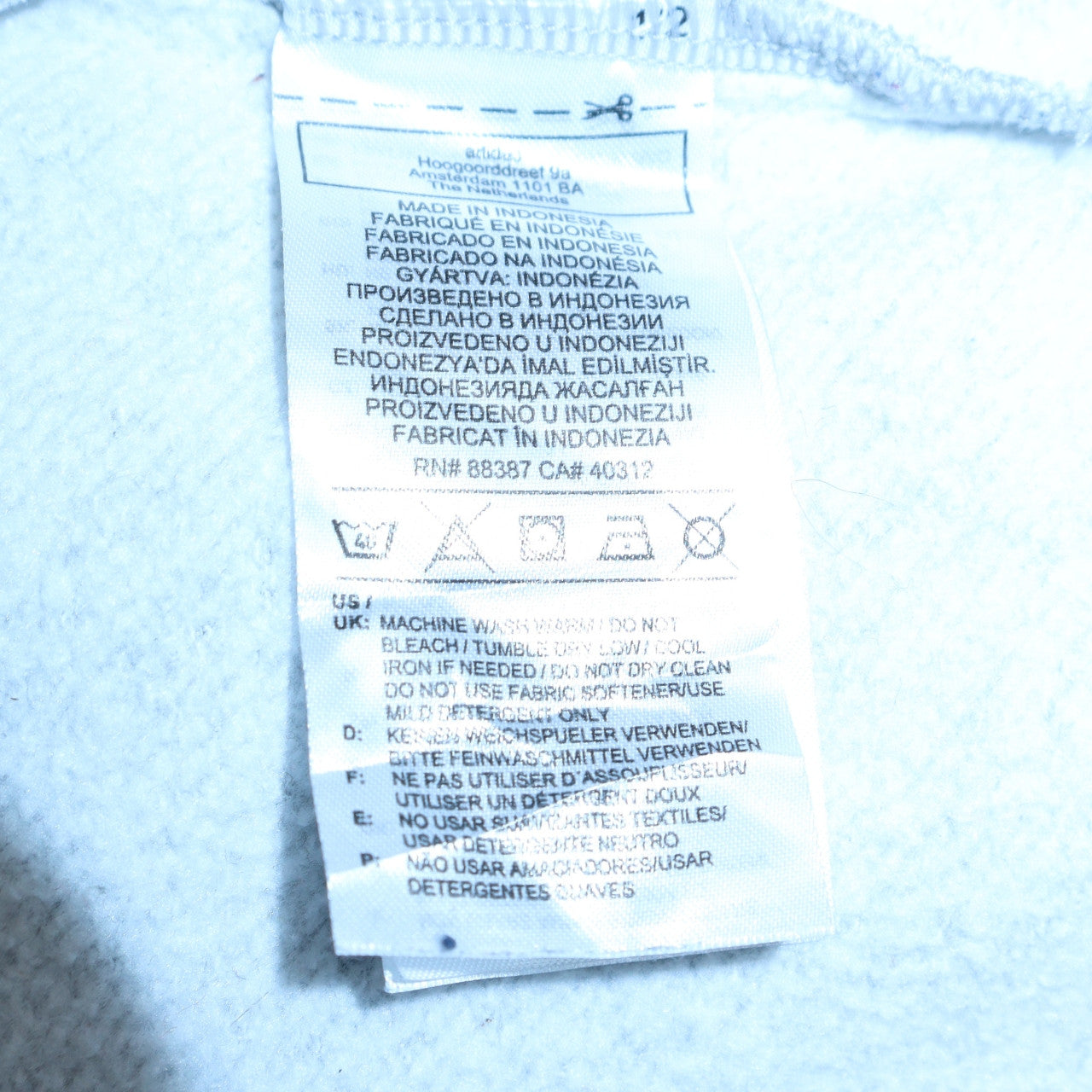 Womens UK Size S Adidas Grey Pullover Sweatshirt