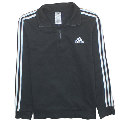 Womens UK Size 16-18 Adidas Black Pullover Sweatshirt