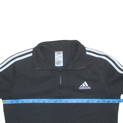 Womens UK Size 16-18 Adidas Black Pullover Sweatshirt