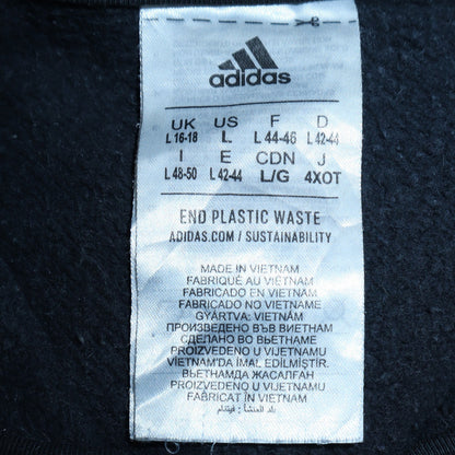 Womens UK Size 16-18 Adidas Black Pullover Sweatshirt