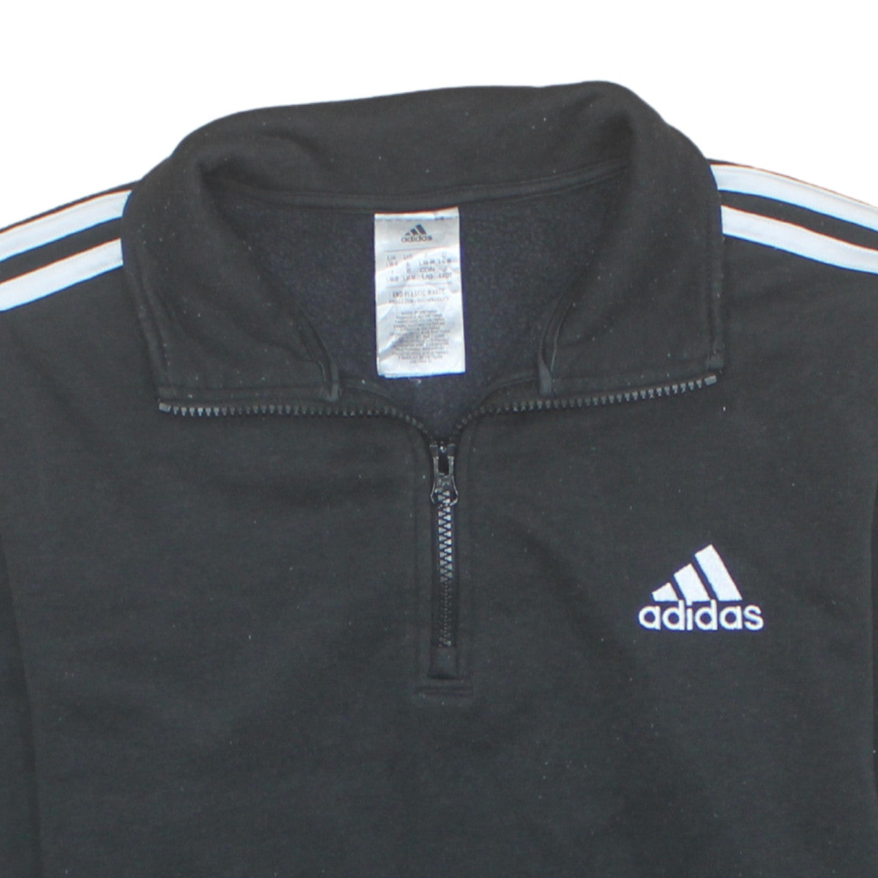 Womens UK Size 16-18 Adidas Black Pullover Sweatshirt