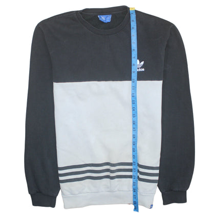 Mens UK Size L Adidas Black Pullover Sweatshirt