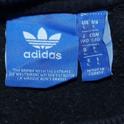 Mens UK Size L Adidas Black Pullover Sweatshirt