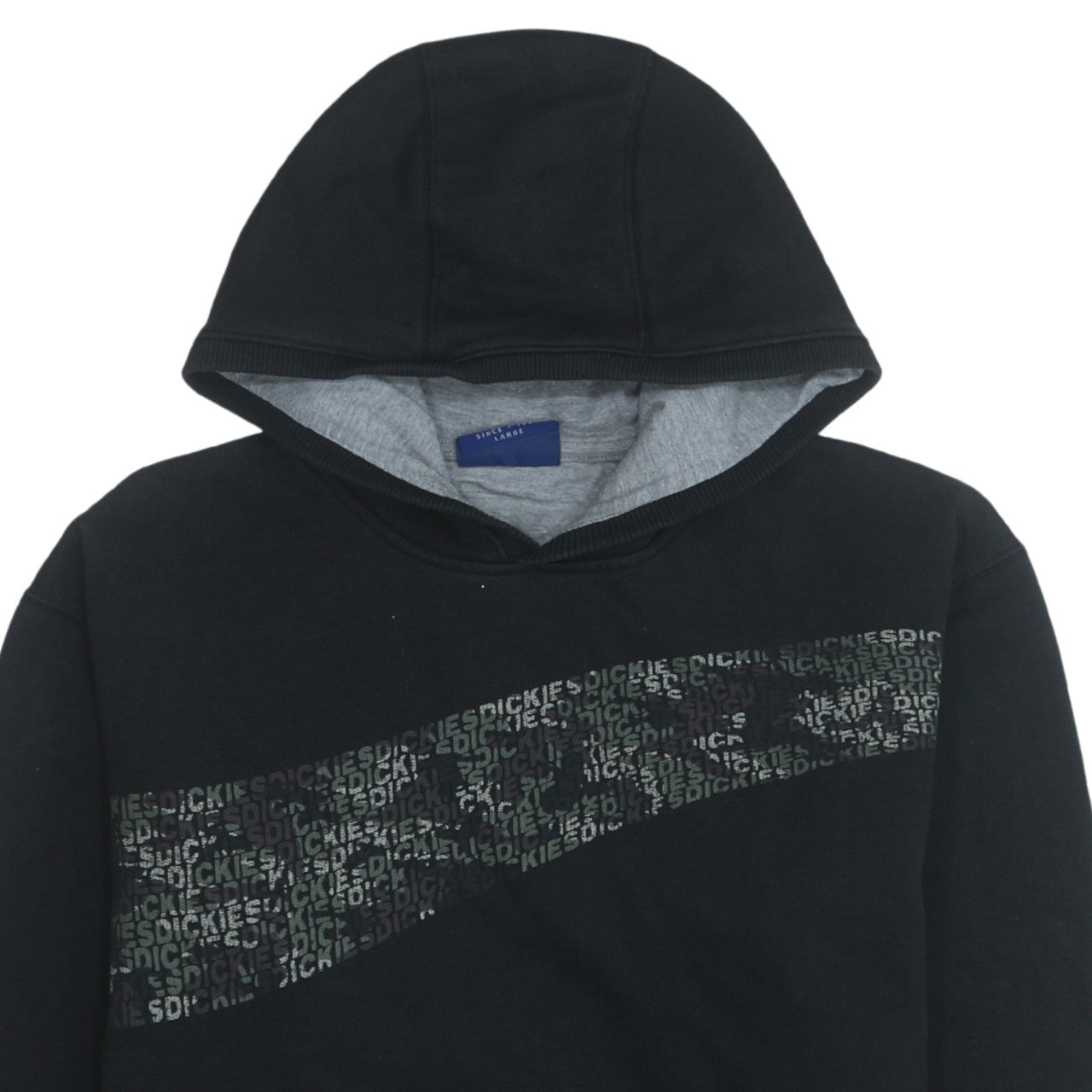 Mens UK Size L Dickies Black Pullover Hoodie
