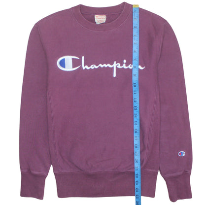 Mens UK Size XS Champion Purple Pullover Sweatshirt