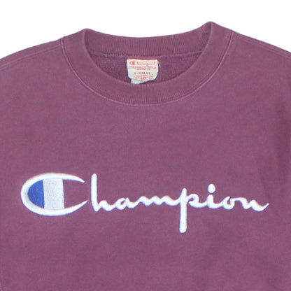 Mens UK Size XS Champion Purple Pullover Sweatshirt