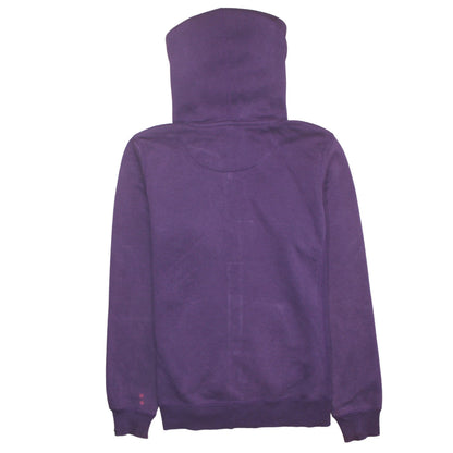 Womens UK Size L Nike Purple Full Zip Hoodie