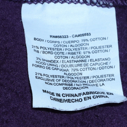 Womens UK Size L Nike Purple Full Zip Hoodie